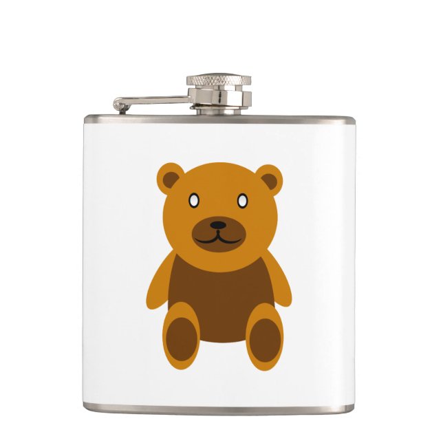 Flasques Clipart Brown d'ours de nounours (Devant)