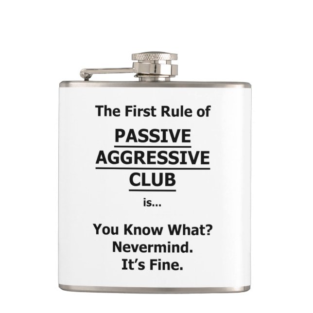 Flasques Club agressif passif (Devant)