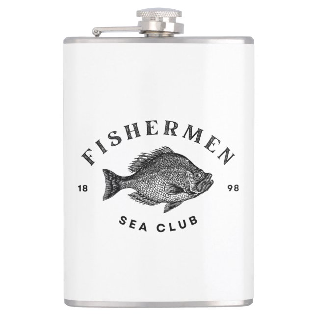 Flasques Club de pêcheurs en mer (Devant)