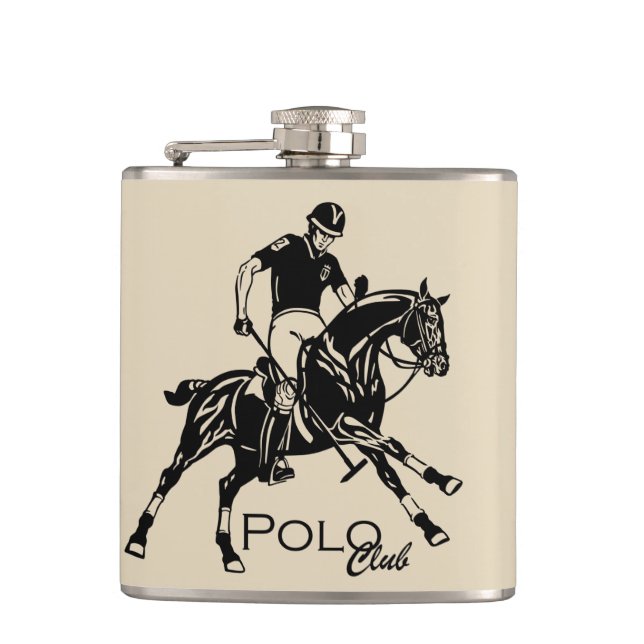 Flasques club de polo équestre (Devant)