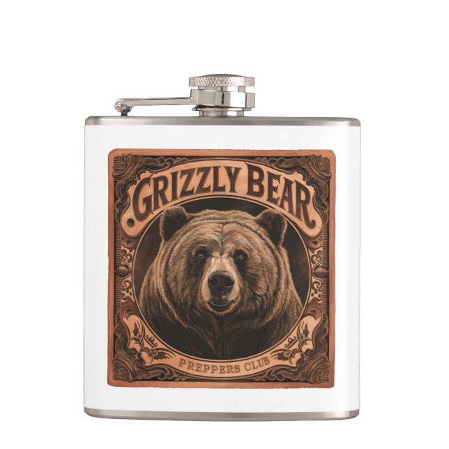 Flasques Club de préparation ours grizzly (Devant)