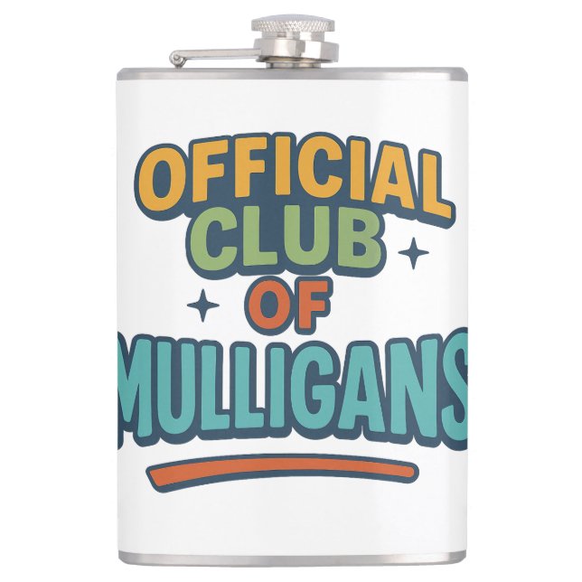 Flasques Club officiel des Mulligans (Devant)