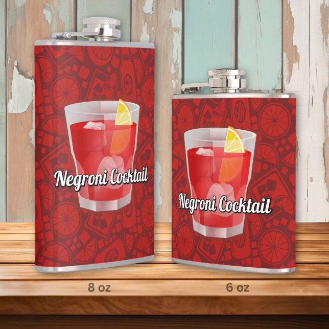 Flasques Cocktail Negroni (Créateur téléchargé)