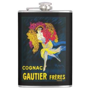 Flasques Cognac Gautier PosterFrance promotionnel