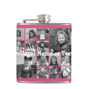 Flasques Collage de photos Instagram - Jusqu'à 14 photos ro