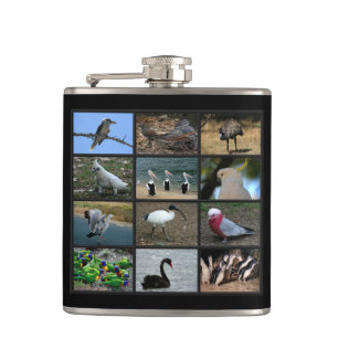 Flasques Collage d'Oiseaux australiens