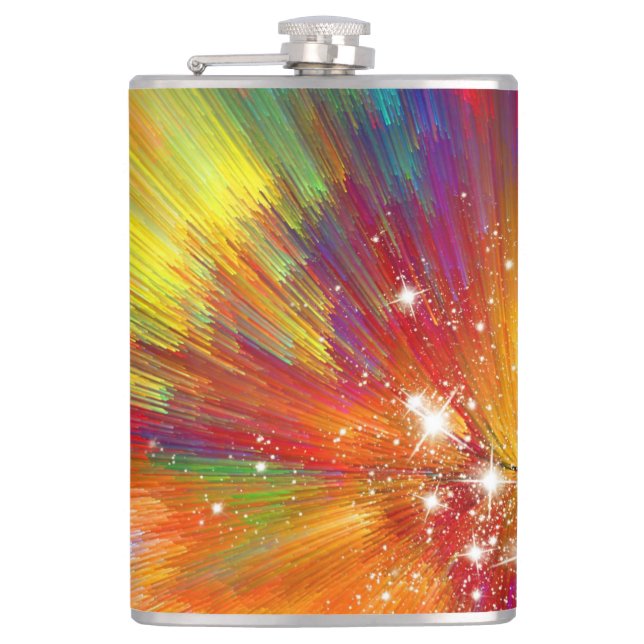 Flasques Color Explosion Hip Flask (Devant)