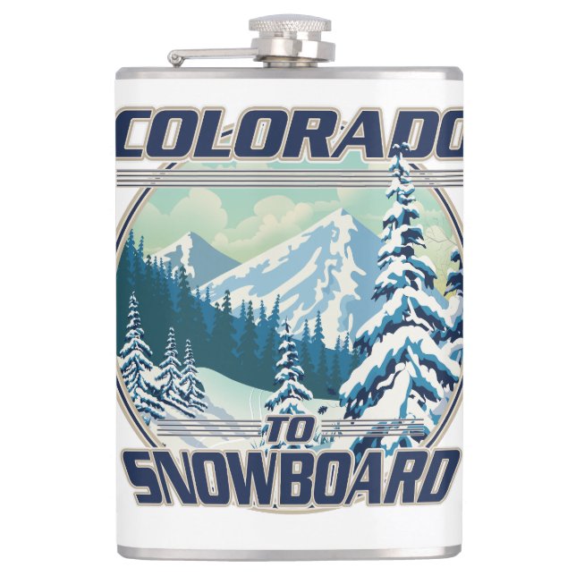 Flasques Colorado pour faire du snowboard (Devant)