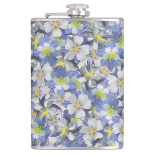 Flasques Columbines Motif sans couture