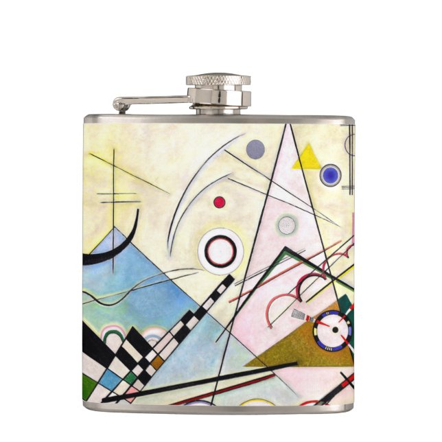 Flasques Composition 8 de Kandinsky (Devant)