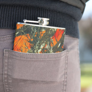 Flasques Conception de camouflage orange