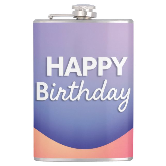 Flasques Conception de fête d'anniversaire (Devant)