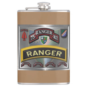 Flasques Conception encadrée du 75e régiment de rangers