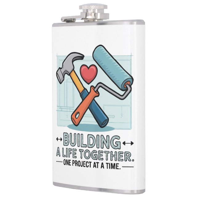 Flasques Construire une vie ensemble | Couple mignon et mai (Gauche)