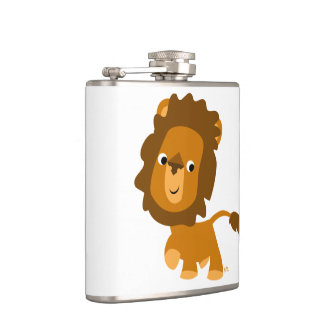 Flasques Contenu de dessin animé mignon Lion Hip Flask