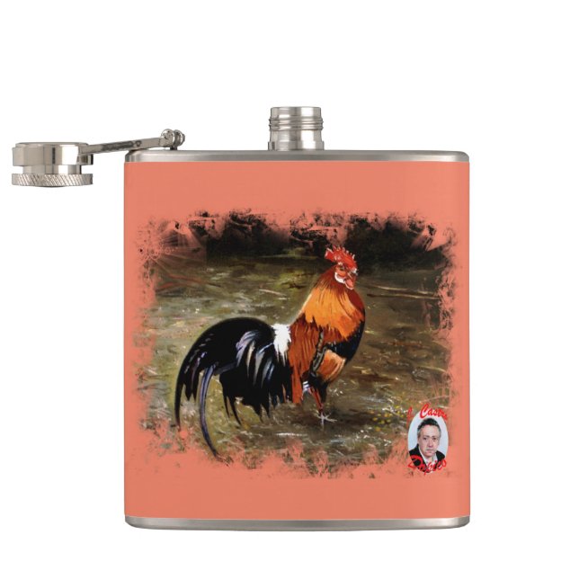 Flasques Coq/Gaulois/Rooster (Ouvert)