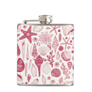 Flasques Coquillages à Viva Magenta - Couleur de l'année 20