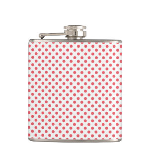 Flasques Coral rose Pois par Shirley Taylor