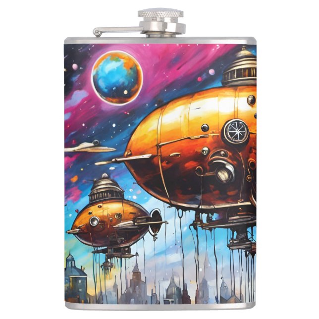 Flasques Cosmic Airship (Devant)