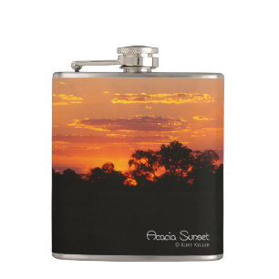 Flasques Coucher de soleil Acacia