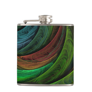 Flasques Couleur Gloire Moderne Art Abstrait Motif Élégant