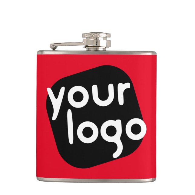 Flasques Couleur personnalisée Minimal Marque moderne Ajout (Devant)