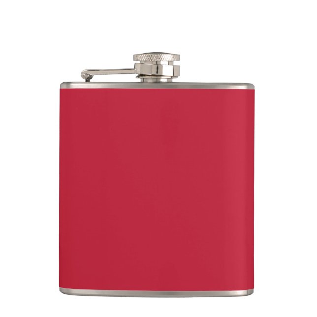 Flasques Couleur uni vrai rouge (Devant)