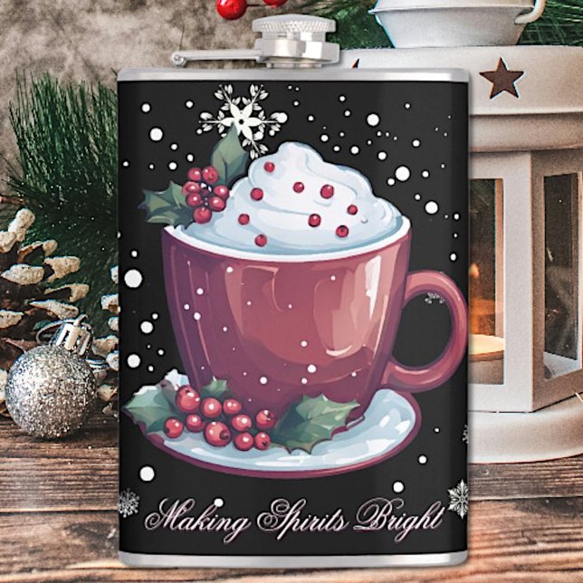Flasques Coupe de Noël de chocolat chaud (Créateur téléchargé)