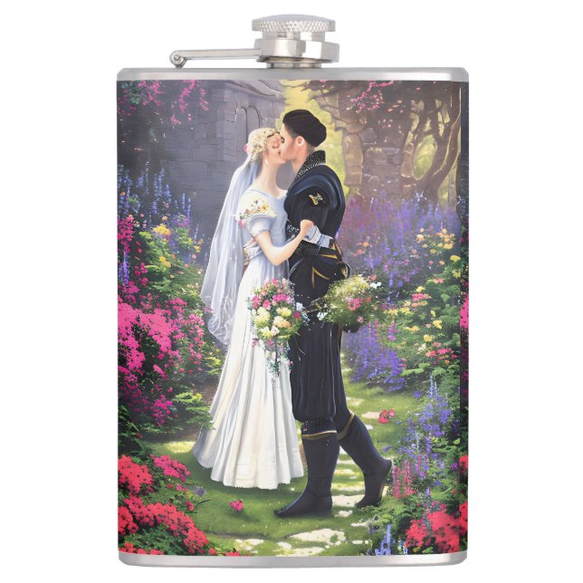Flasques Couple dans le parc-56476 (Devant)