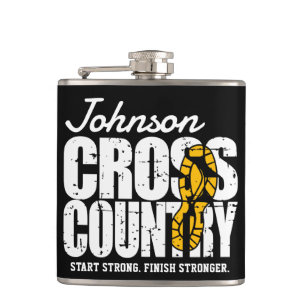 Flasques Coureur de cross-country ADD TEXT Équipe de course