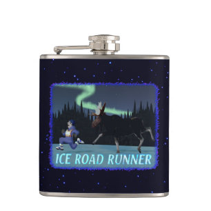 Flasques Coureur de route sur glace