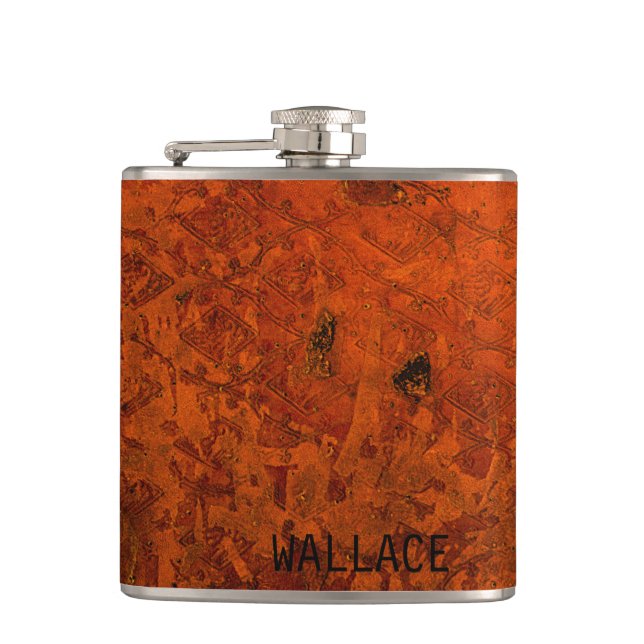 Flasques Couverture de livre attaché en cuir médiévale (Devant)