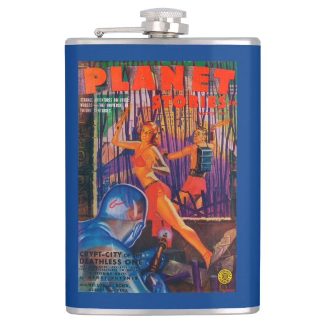 Flasques Couverture de magazine d'histoires de planète 3 (Devant)