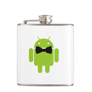 Flasques Cravate Formelle Bow Android Robot Icon