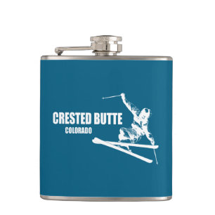 Flasques Crested Butte Colorado Skier