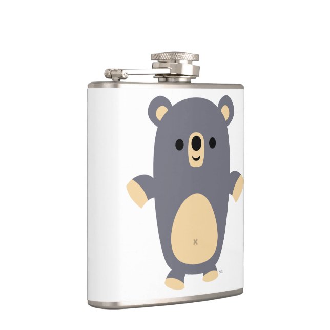 Flasques Cuisine Big Blue Cartoon Ours Hip Flask (Droite)