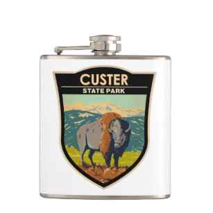 Flasques Custer State Park South Dakota American Bison