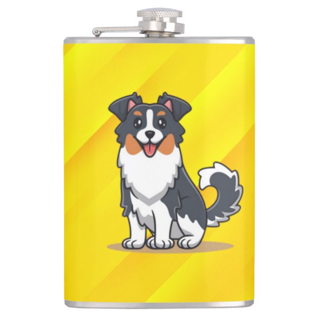 Flasques Cute Australian Shepherd-23145 (Devant)
