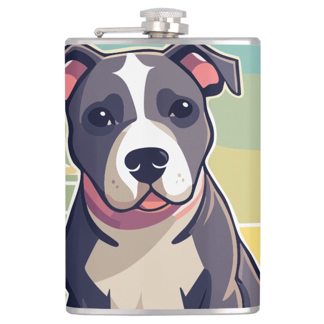 Flasques Cute Puppy designed thermal flask  (Devant)