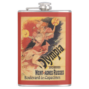 Flasques Cymbales se brisantes de fille de boîte de nuit