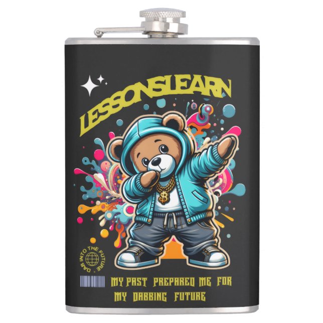 Flasques DABBING FUTURE Vinyl Wrapped Flask (Devant)