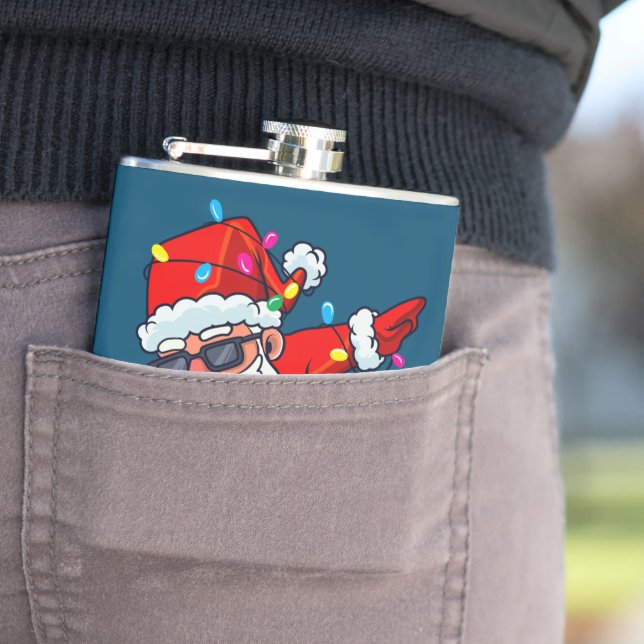 Flasques Dabbing Père Noël Arbre de Noël Lumières Garçons E (In Situ)