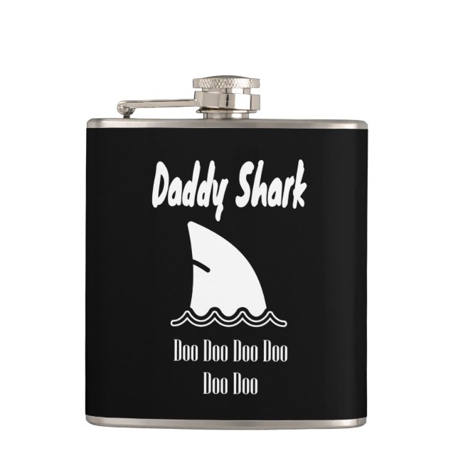 Flasques Daddy Shark Doo Doo Chanson tendance mignonne (Devant)