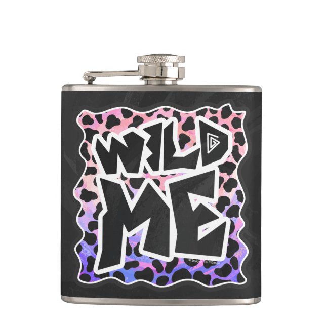 Flasques Dalmatie Noir et rose Me sauvage (Devant)