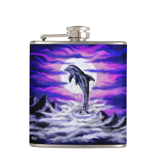 Flasques Dauphin clair de lune (Devant)