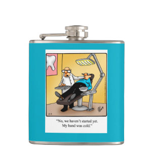 Flasques Dentiste Dentist Humour Flask cadeau