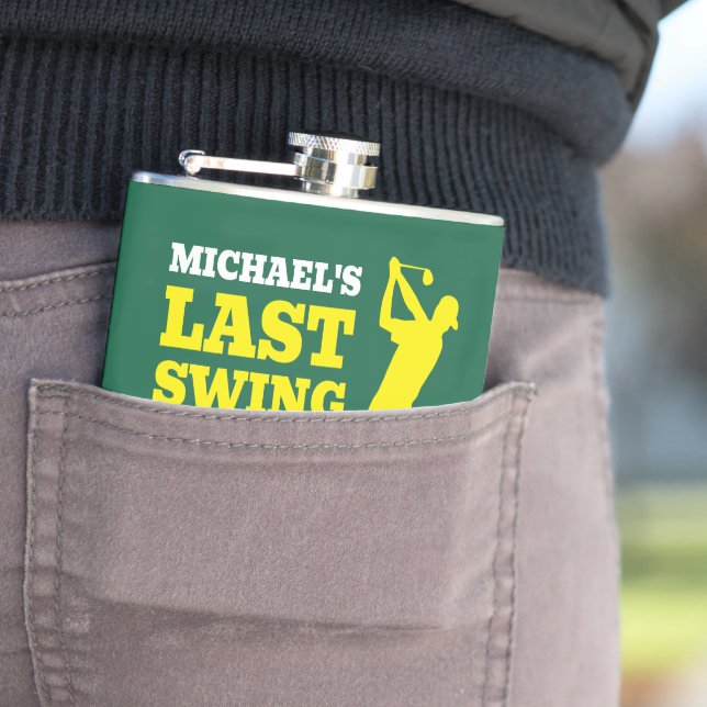 Flasques Dernier Swing avant la Marière Enterrement de Vie  (En situation)