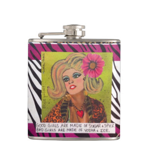 FLASQUES DES FILLES DE FLASK-GOOD SONT FAITES DE SUCRE ET