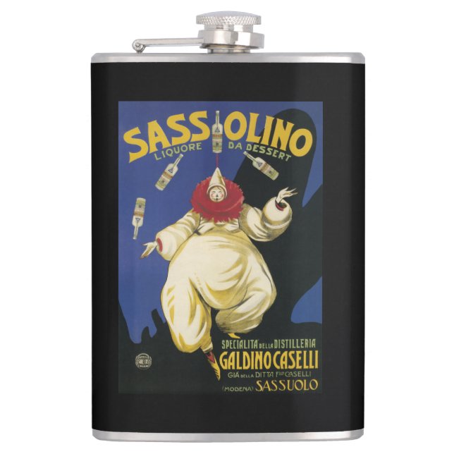 Flasques Dessert de Sassolino Liquore DA promotionnel (Devant)