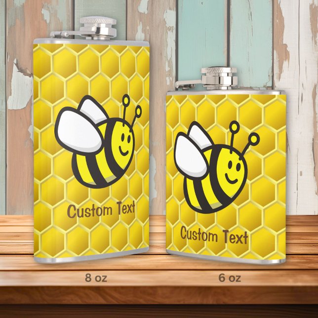Flasques Dessin animé d'abeille à miel (Créateur téléchargé)